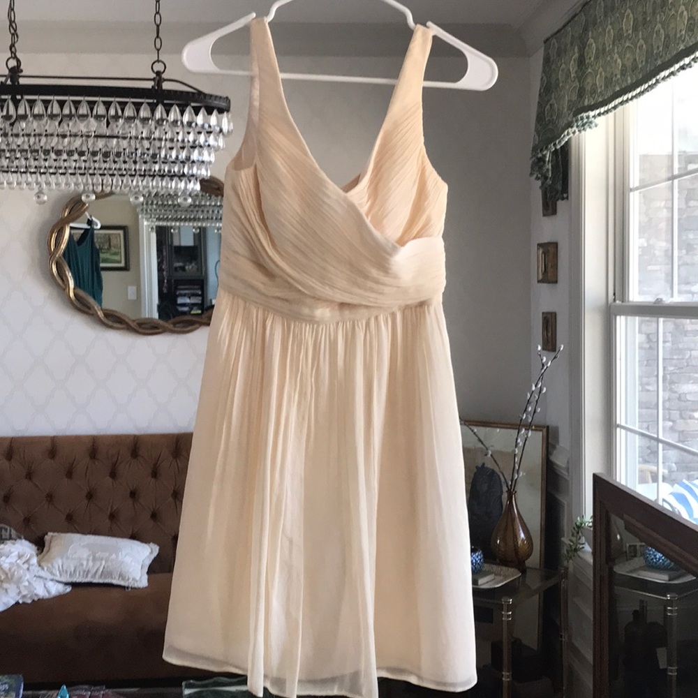 J.Crew Petite Heide Dress in Silk Chiffon
